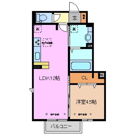 川原町駅 徒歩15分 1階の物件間取画像